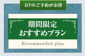 期間限定おすすめプラン